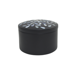 ROUND BOX SHELL VINE BLACK L