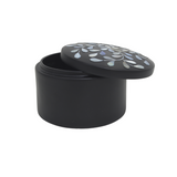 ROUND BOX SHELL VINE BLACK L
