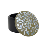 ROUND BOX SHELL VINE GREY L