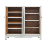 SHOE CABINET FLEUR PAINTED 4DR WHITE MQZ-213