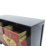SIDEBOARD BS 3DW2DR PAINTED RED
