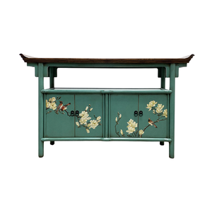 SIDEBOARD FLEUR 4DR CURVED TOP TURQUOISE 5CH-29