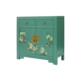 SIDEBOARD FLEUR 2DW2DR TURQUOISE WASH MQZ-40