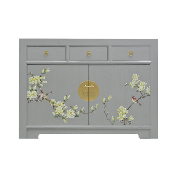 SIDEBOARD FLEUR 3DW2DR GREY WASH MQZ-43