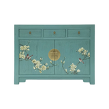 SIDEBOARD FLEUR 3DW2DR TURQUOISE WASH MQZ-43