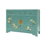 SIDEBOARD FLEUR 3DW2DR TURQUOISE WASH MQZ-43