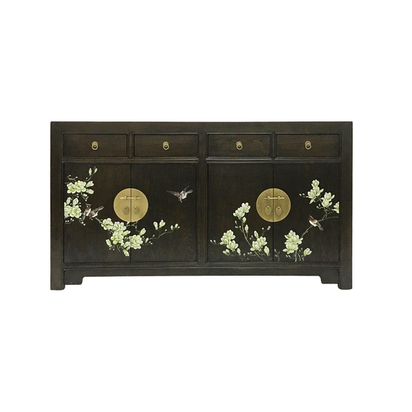 SIDEBOARD FLEUR 4DW4DR DARK WOOD MQZ-01