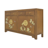 SIDEBOARD FLEUR 4DW4DR LIGHT WOOD MQZ-01