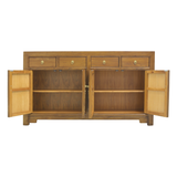 SIDEBOARD FLEUR 4DW4DR LIGHT WOOD MQZ-01