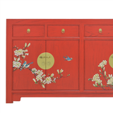 SIDEBOARD FLEUR 4DW4DR RED WASH MQZ-01
