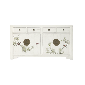 SIDEBOARD FLEUR 4DW4DR WHITE WASH MQZ-01