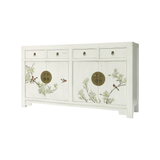 SIDEBOARD FLEUR 4DW4DR WHITE WASH MQZ-01