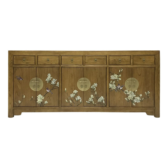 SIDEBOARD FLEUR 6DW6DR LT WOOD MQZ-18