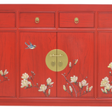 SIDEBOARD FLEUR 6DW6DR RED WASH MQZ-18