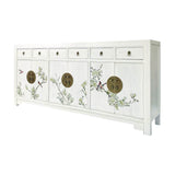 SIDEBOARD FLEUR 6DW6DR WHITE WASH MQZ-18