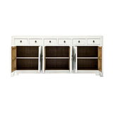 SIDEBOARD FLEUR 6DW6DR WHITE WASH MQZ-18