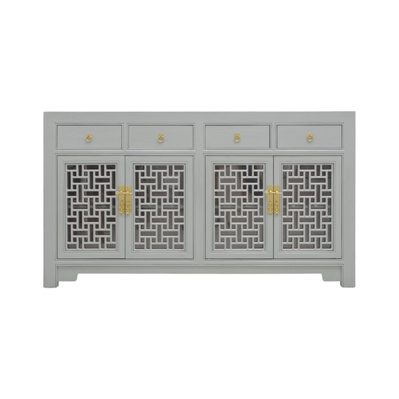 SIDEBOARD MING 4DW4DR GREY WASH MQZ-42