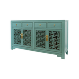 SIDEBOARD MING 4DW4DR TURQUOISE WASH MQZ-42