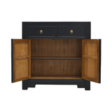 SIDEBOARD ORIENT 2DW2DR BLACK WASH MQZ-40