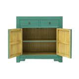 SIDEBOARD ORIENT 2DW2DR TURQUOISE WASH MQZ-40