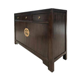 SIDEBOARD ORIENT 3DW2DR DARK WOOD MQZ-43