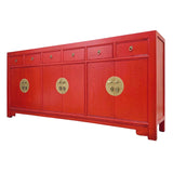 SIDEBOARD ORIENT 6DW6DR RED WASH MQZ-18