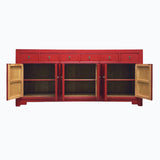 SIDEBOARD ORIENT 6DW6DR RED WASH MQZ-18