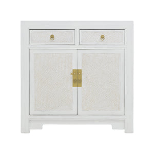 SIDEBOARD RATTAN 2DW2DR WHITE WASH MQ-03