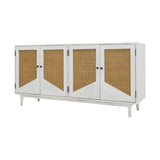 SIDEBOARD RATTAN HEX 4DR MD07-265-01