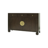 SIDEBOARD SCROLL 3DW2DR DARK WOOD MQZ-19