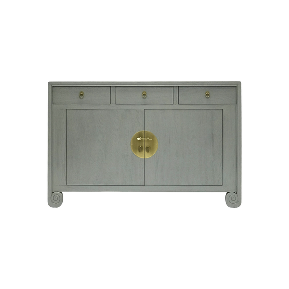 SIDEBOARD SCROLL 3DW2DR GREY WASH MQZ-19