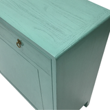 SIDEBOARD SCROLL 3DW2DR TURQUOISE WASH MQZ-19