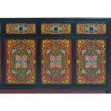 SIDEBOARD TIBETAN 4DW4DR FLORAL RED CH-121