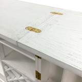 SMALL WINE BAR ORIENT WHITE WASH MQZ-46
