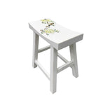 STOOL FLEUR WHITE M-01