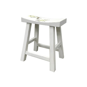 STOOL FLEUR WHITE M-01