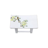 STOOL FLEUR WHITE M-01