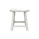 STOOL FLEUR WHITE M-01