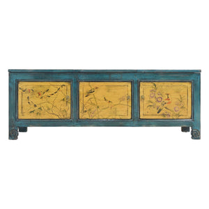 TV CONSOLE BS PAINTED FLORAL