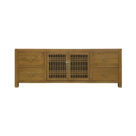 TV CONSOLE LATTICE 1.8M LIGHT WOOD MQZ-11