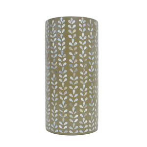 VASE SHELL VINE GREY