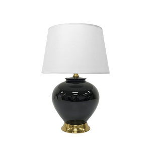 LAMP WINE JAR H25CM BLACK